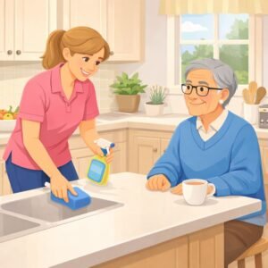 AIDES MÉNAGÈRE – À partir de 15 € / heure